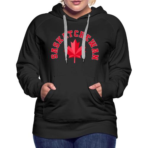 Saskatchewan with maple leaf - Women's Premium Hoodie