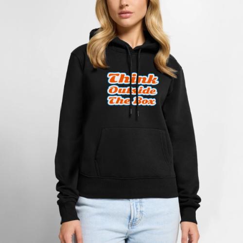 Think Outside the Box — Creative Mindset Script - Women's Premium Hoodie
