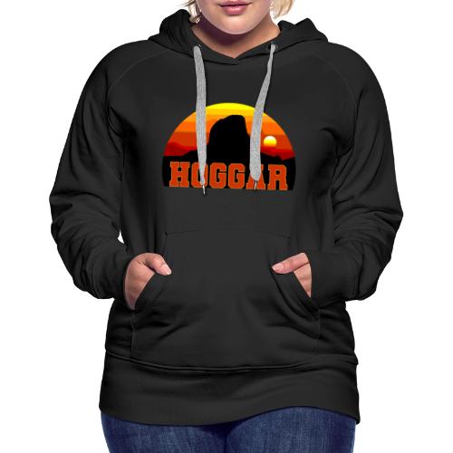 Algeria: Hoggar Desert Horizon - Women's Premium Hoodie