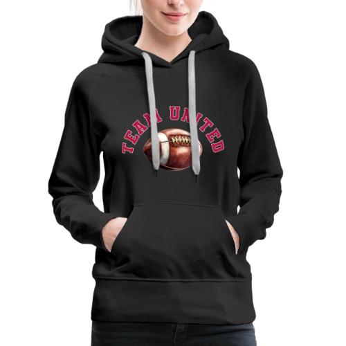 Team United American Football Design - Women's Premium Hoodie