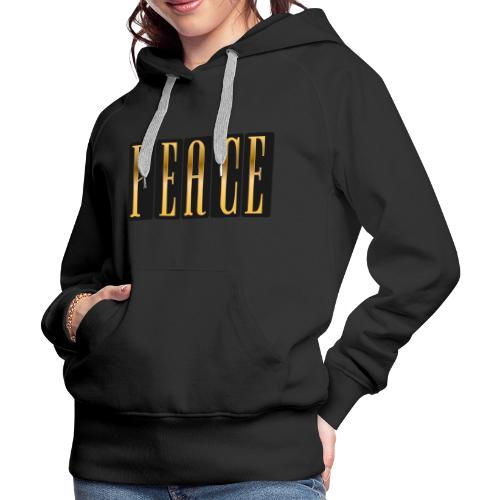 Peace in Gold - Women's Premium Hoodie