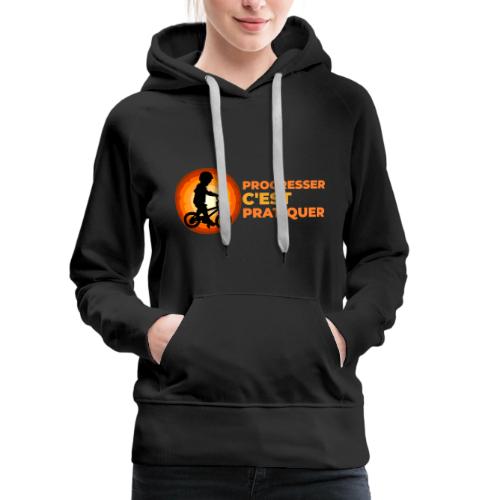 On the Move Towards Progress - Women's Premium Hoodie