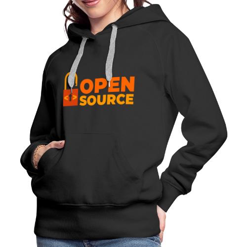 Open Source: Code is Freedom - Women's Premium Hoodie