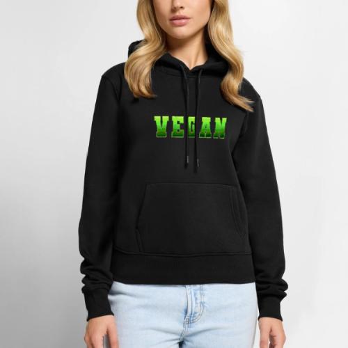 Green Wave Vegan - Women's Premium Hoodie