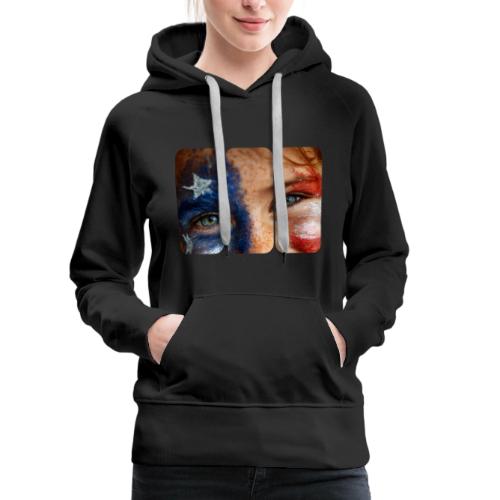 USA: Patriot Gaze - Women's Premium Hoodie