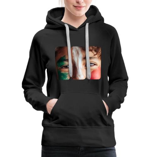 Mexico: Three Stripes of Pride - Women's Premium Hoodie