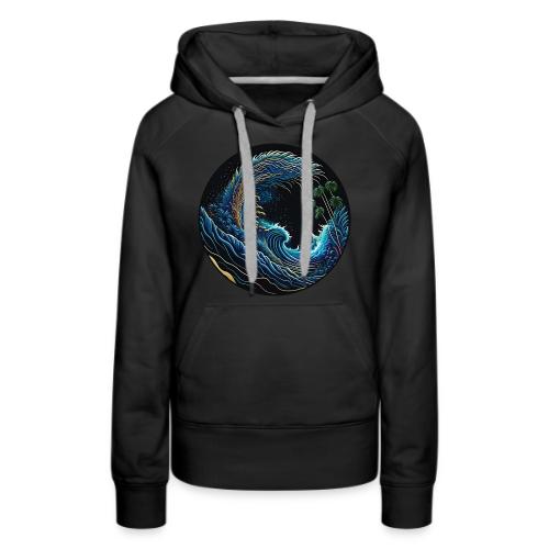 Leaf Wave - Women's Premium Hoodie