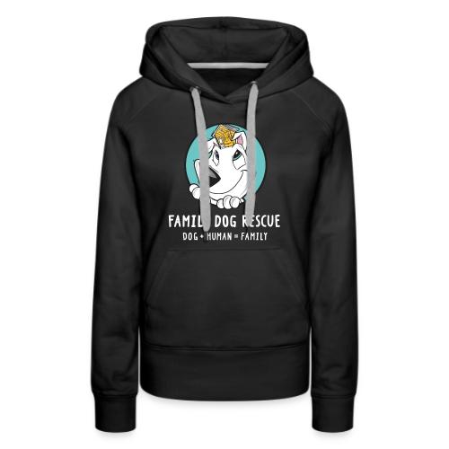 fdr logo (white tagline) - Women's Premium Hoodie