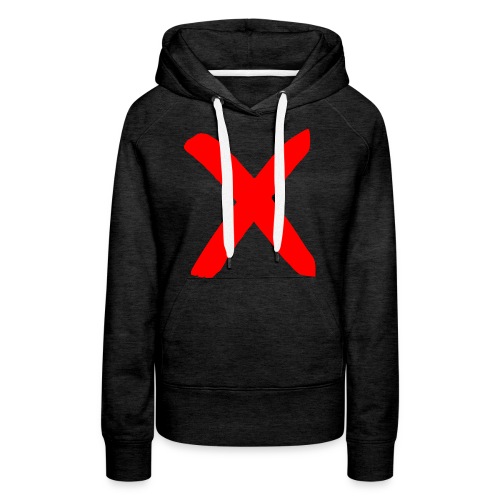 X, Big Red X - Women's Premium Hoodie