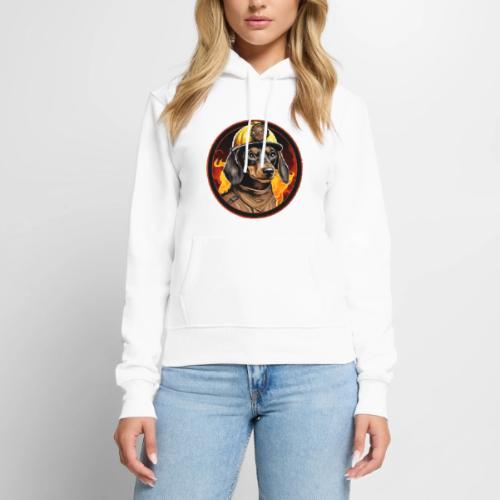 Firefighter Dachshund - Women's Premium Hoodie