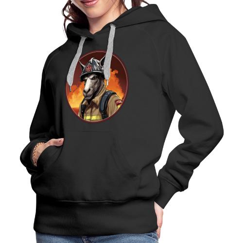 Donkey Firefighter - Women's Premium Hoodie