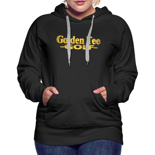 Golden Tee Golf - vintage logo - Women's Premium Hoodie