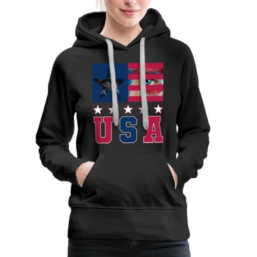 Stars and Vision USA - Women's Premium Hoodie