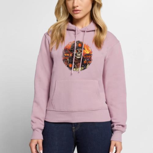Skeletons Firefighter / fireman skeleton - Women's Premium Hoodie