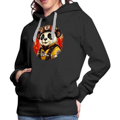 Panda Firefighter - Women's Premium Hoodie
