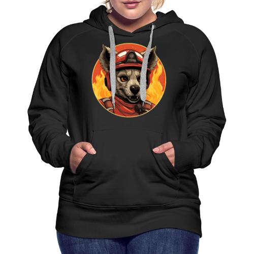 Firefighter hyena - Women's Premium Hoodie
