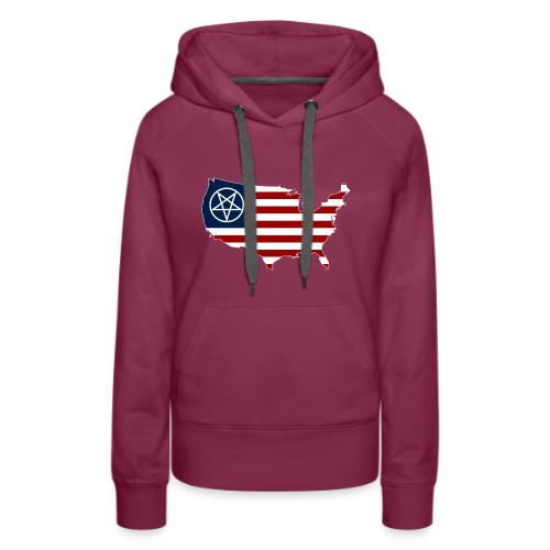 United Satanic America - Women's Premium Hoodie
