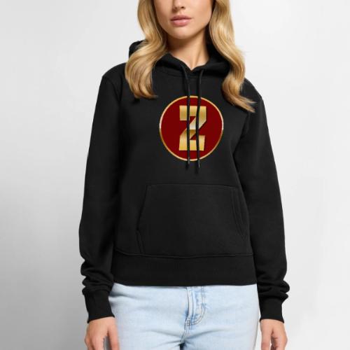Letter Z – Capital Varsity Alphabet Monogram - Women's Premium Hoodie