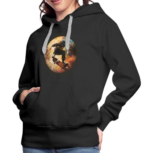 Skateboarding Flow - Women's Premium Hoodie