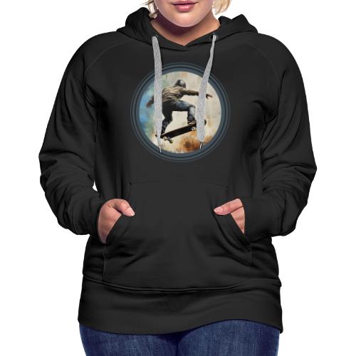 Skateboarding Energy - Women's Premium Hoodie