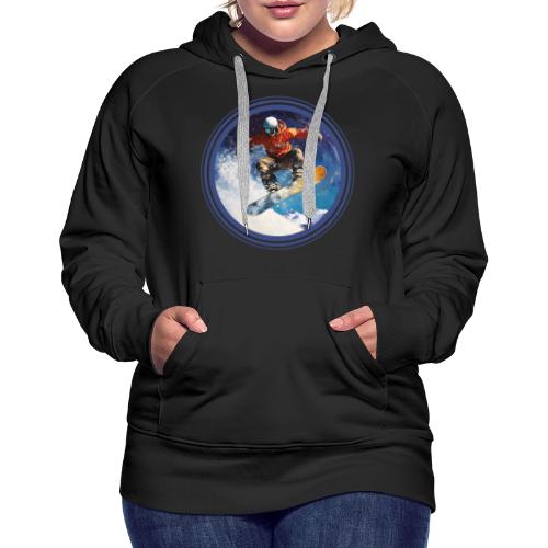 Snowboarding Rush - Women's Premium Hoodie