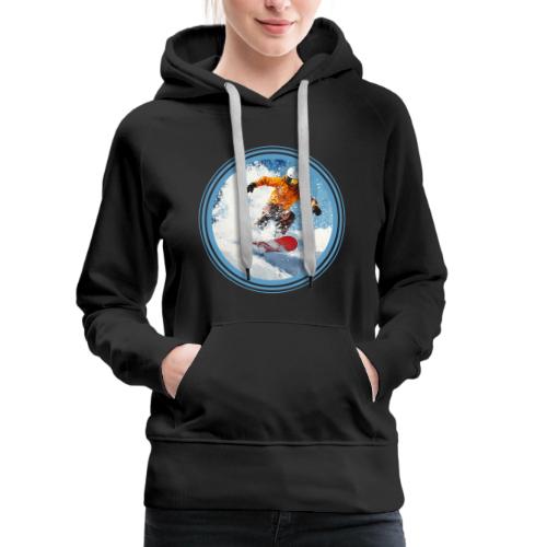 Snowboarding Edge - Women's Premium Hoodie
