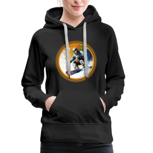 Snowboarding Dreams - Women's Premium Hoodie