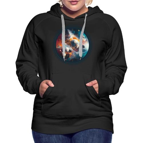 Planets in Acrylic Dreams - Women's Premium Hoodie