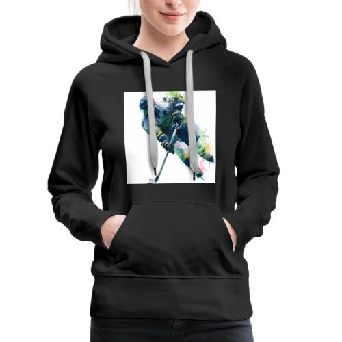 Hockey: Frozen Motion - Women's Premium Hoodie