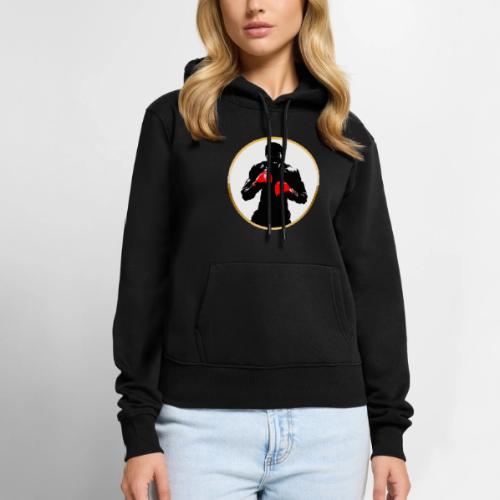Boxing: Golden Ring Fighter - Women's Premium Hoodie