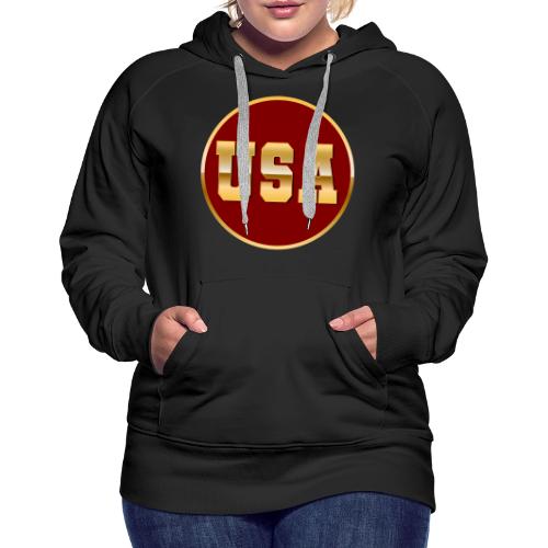 Golden USA Seal - Women's Premium Hoodie