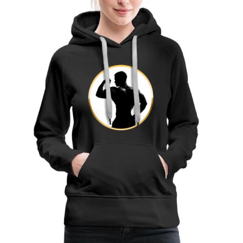 Bodybuilder: Classic Flex Emblem - Women's Premium Hoodie