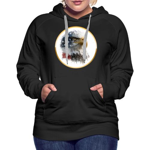 USA: Patriot Wing Emblem - Women's Premium Hoodie