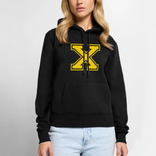 Letter X – Capital Athletic Alphabet Monogram - Women's Premium Hoodie