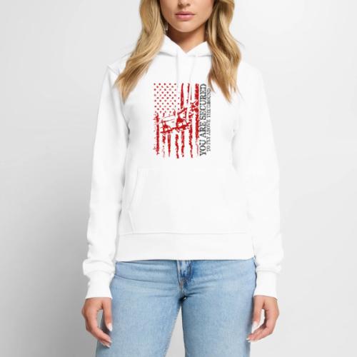 You are Secured To Fly Above The Ground - Women's Premium Hoodie