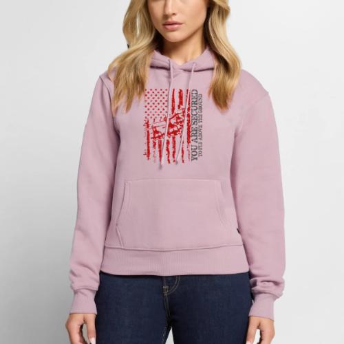 You are Secured To Fly Above The Ground - Women's Premium Hoodie