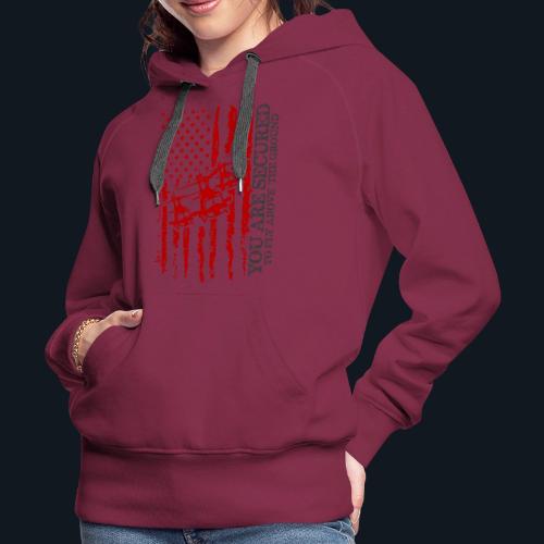 You are Secured To Fly Above The Ground - Women's Premium Hoodie
