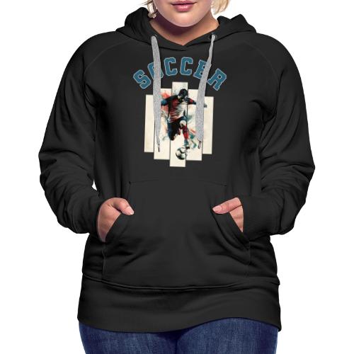 Soccer Vibes - Women's Premium Hoodie