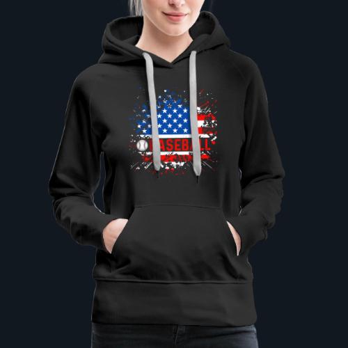 American Baseball - Women's Premium Hoodie