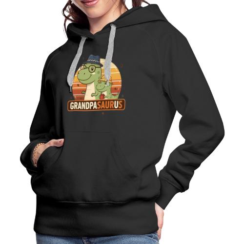 GrandpaSaurus Sunset Duo - Women's Premium Hoodie