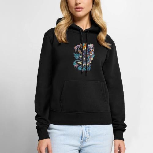 Kitsune Street Rebel - Women's Premium Hoodie