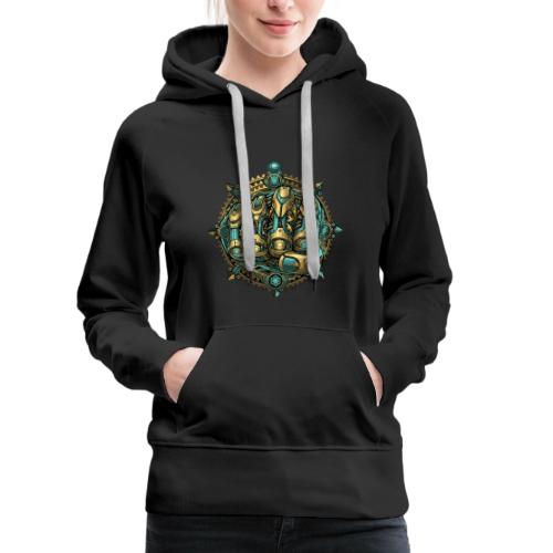 Cyberpunk Power Robot Hand - Women's Premium Hoodie
