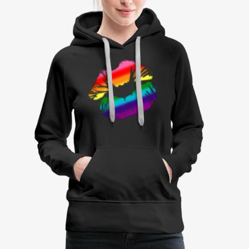 Original Gilbert Baker LGBTQ Love Rainbow Pride - Women's Premium Hoodie