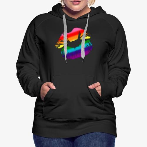Original Gilbert Baker LGBTQ Love Rainbow Pride - Women's Premium Hoodie