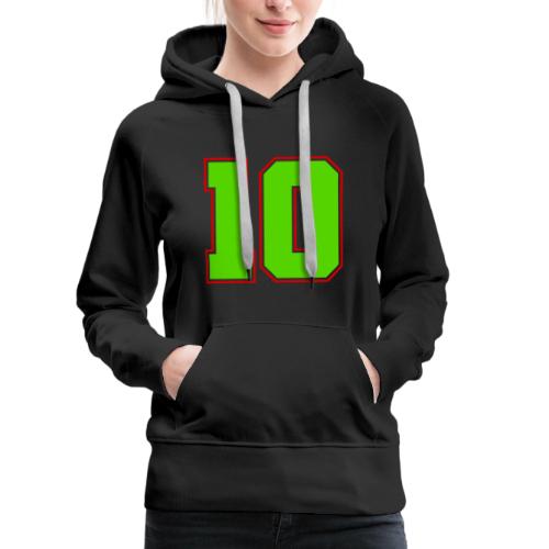 The Magic Number 10 - Women's Premium Hoodie