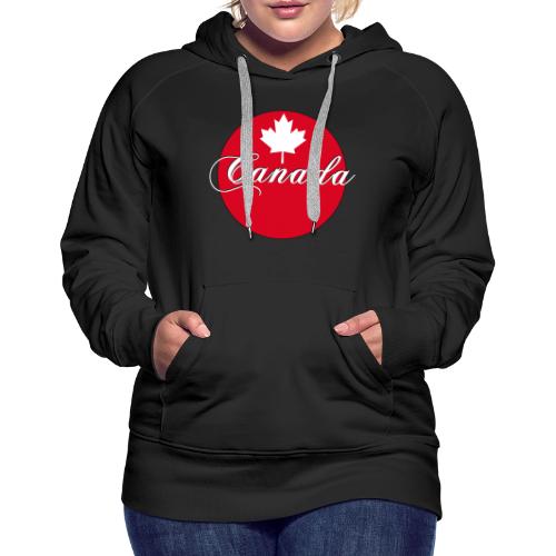 Canada in red and white - Women's Premium Hoodie