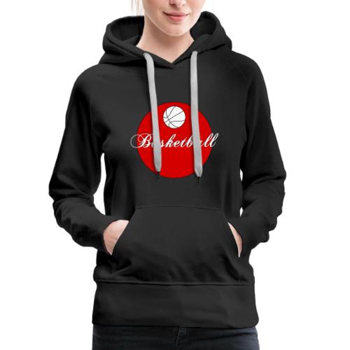 Basketball: Bold Hoops - Women's Premium Hoodie
