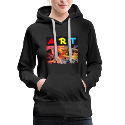 Chaotic Threads of Art - Women's Premium Hoodie