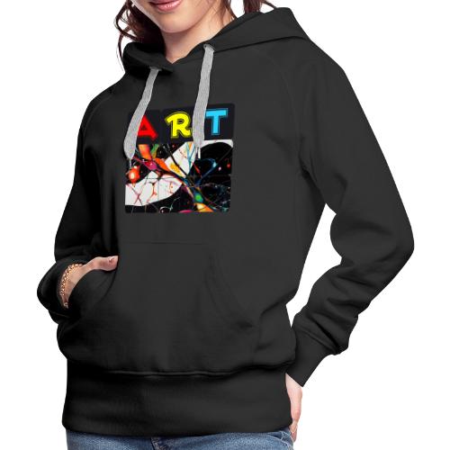 Art in Motion: Color Unleashed - Women's Premium Hoodie