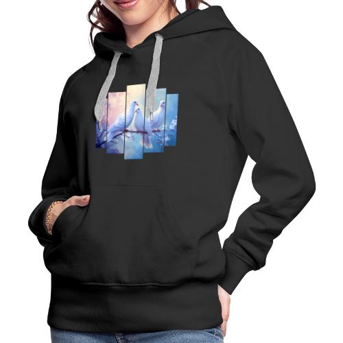 Symbols of Peace and Serenity - Women's Premium Hoodie